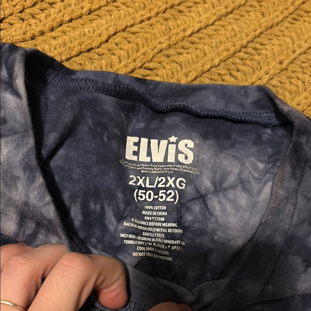 Tie-dye Elvis Presley tank top t-short - Picture 2 of 3
